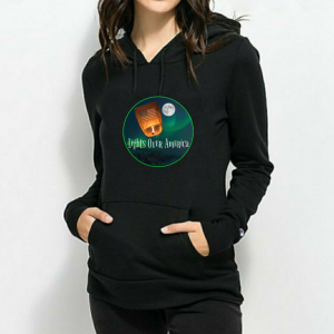 Light's Over America Black Sweatshirt